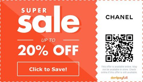 chanel discount stores|Chanel promo code 2024.